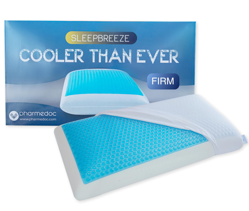 Pharmedoc Cooling Bed Pillows for Sleeping - Cooling Gel Memory Foam Pillows - Side Sleeper Pillows for Adults