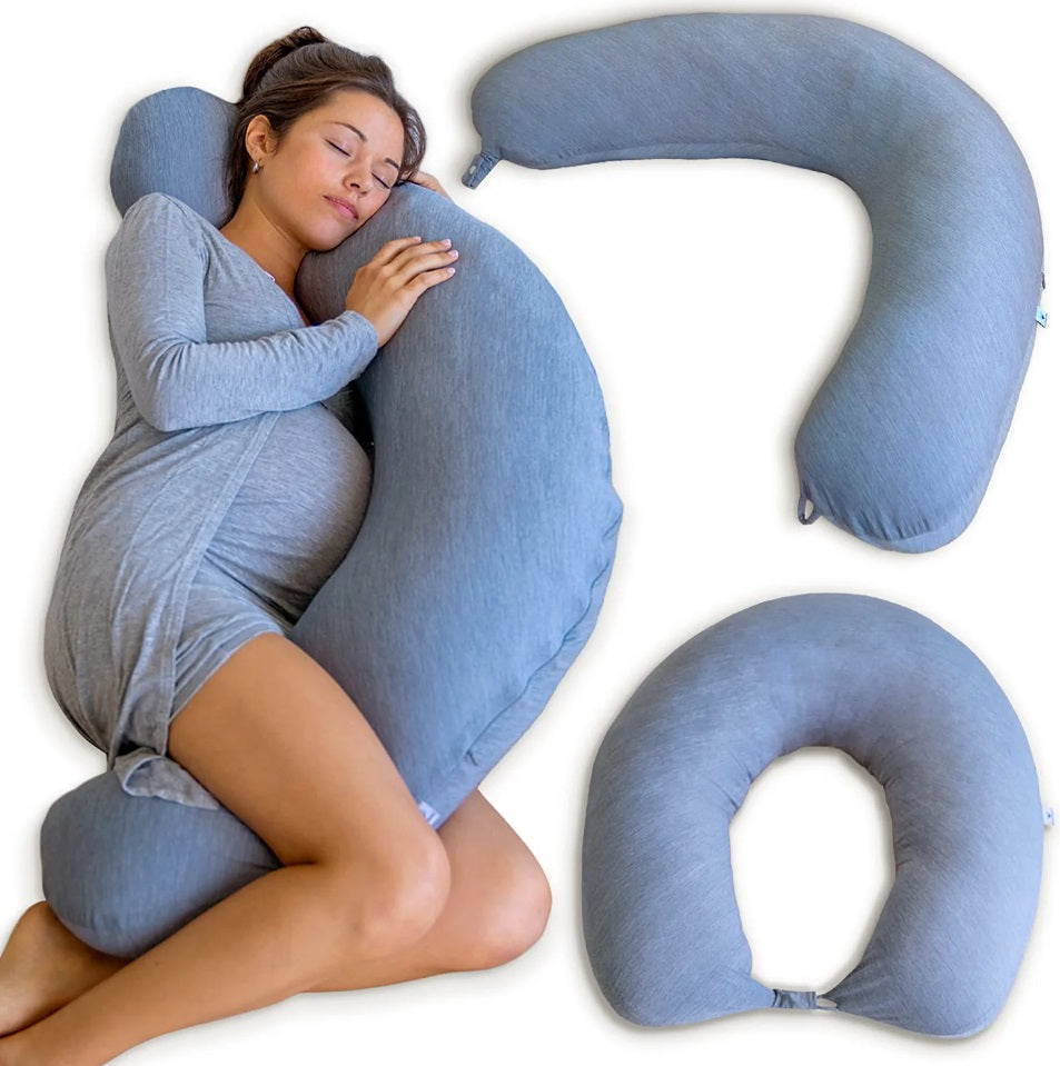 Half Moon Pillow - Pregnancy Discomfort Support - Upper Echelon Products