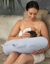 Load image into Gallery viewer, Pharmedoc Nursing Pillow and Positioner, Breastfeeding and Bottlefeeding Pillow, Removable and Washable Cover, Soft and Breathable Fabric, Baby Shower Gifts
