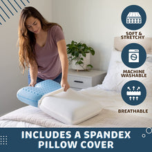 Load image into Gallery viewer, PharMeDoc Cooling Memory Foam Pillow - Single
