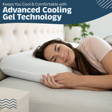 Load image into Gallery viewer, PharMeDoc Cooling Memory Foam Pillow - Single
