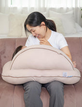 Load image into Gallery viewer, Pharmedoc Nursing Pillow for Breastfeeding - With Safety Bumper &amp; Adjustable Waist Straps - Removable Cover

