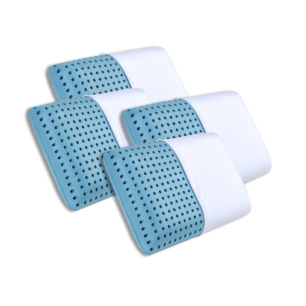 PharMeDoc Cooling Memory Foam Pillow - 4 PACK