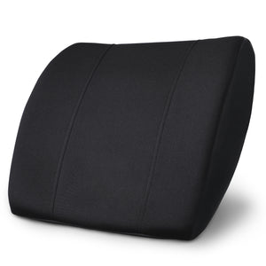  Cushion Lab Seat Cushion Pressure Relief and Lower Back Support  Pillow Bundle with Ergonomic Soft Support and Extra-Dense Memory Foam  (Black) : Home & Kitchen